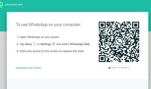 2. Menggunakan Whatsapp Web
